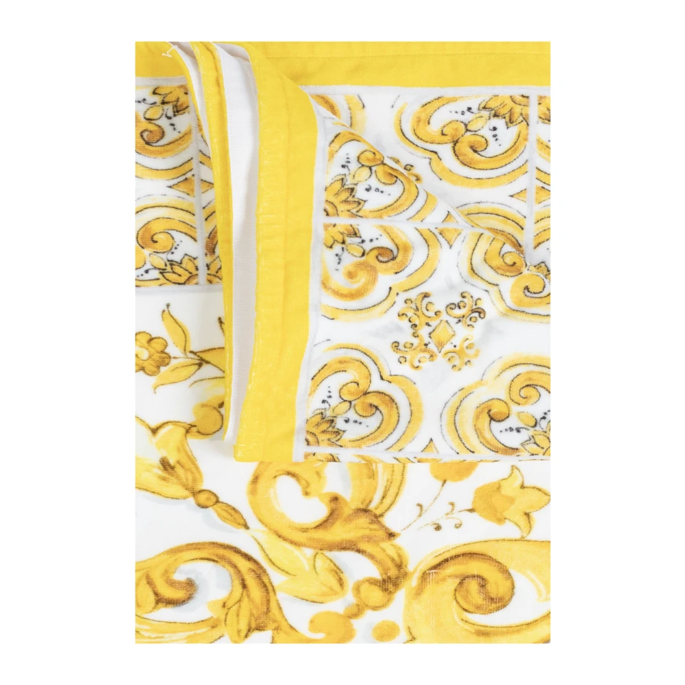 Dolce & Gabbana Badhanddoek Yellow Dames