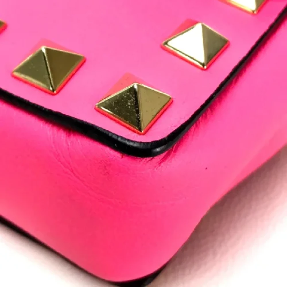 Valentino Vintage Pre-owned Leather clutches Pink Dames