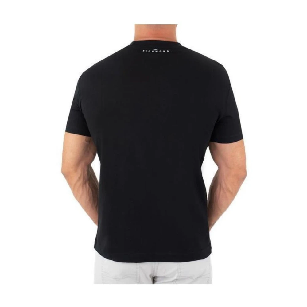 John Richmond Heren Casual T-Shirt Nemol Black Heren
