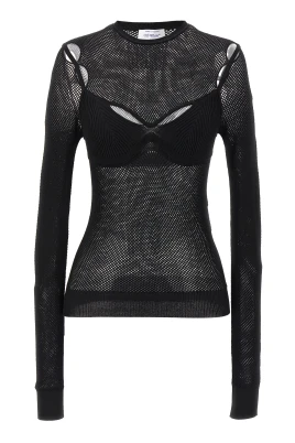 Net Arrow Bralette Top