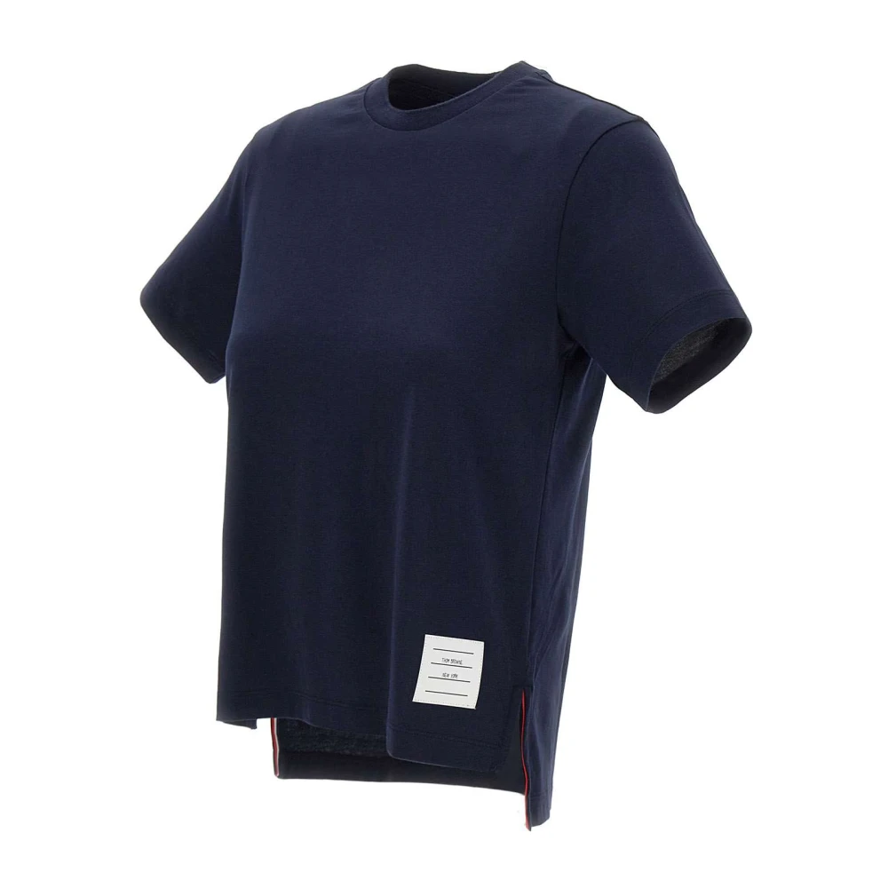Thom Browne Stijlvolle T-shirts en Polos Blue Dames
