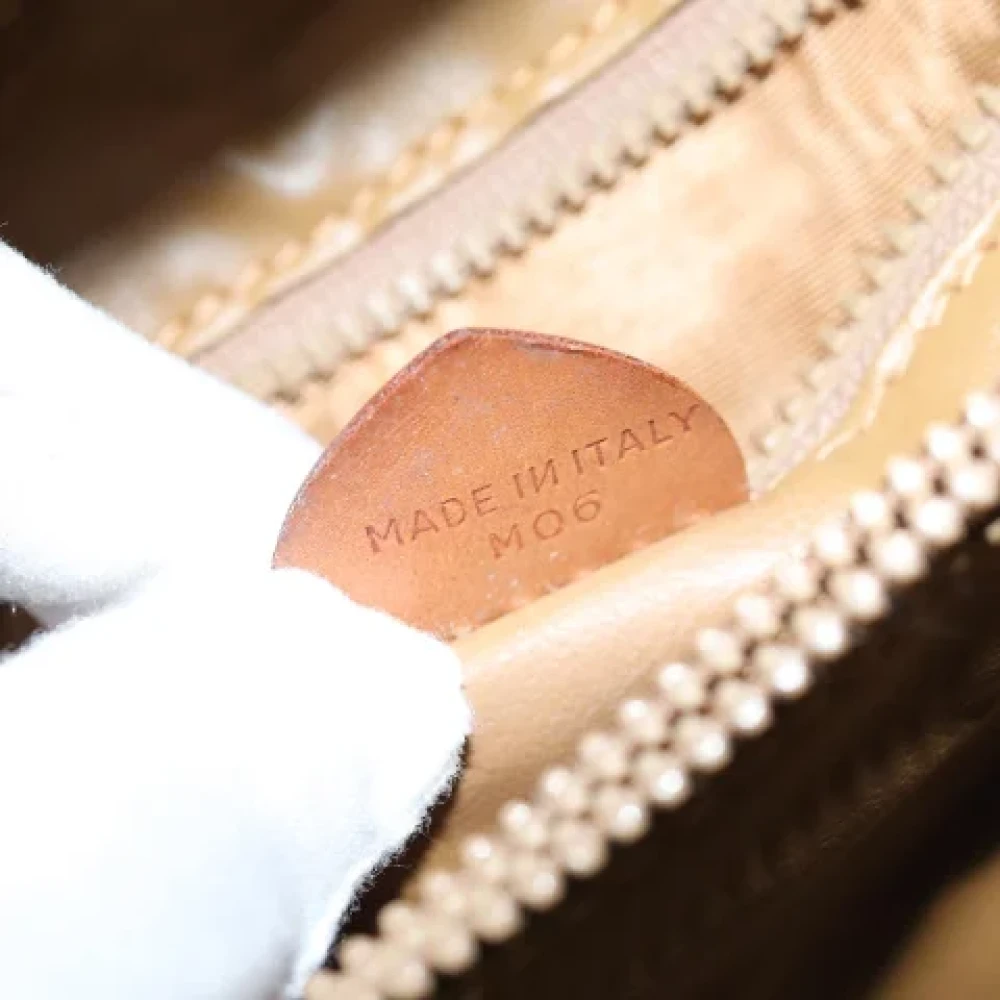 Celine Vintage Pre-owned Canvas shoulder-bags Beige Dames