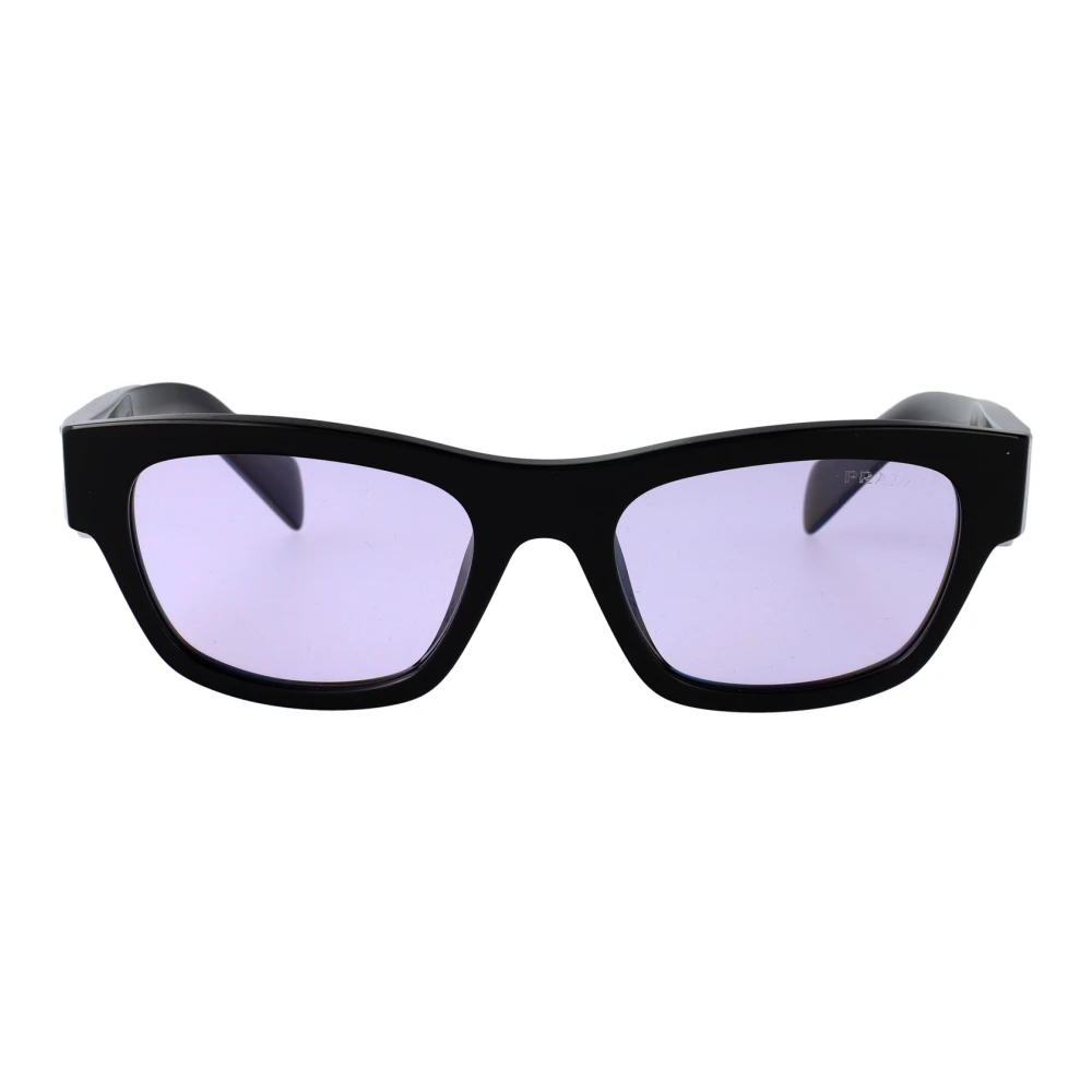 Prada Black Pr B09s 16K40j Woman Sunglasses Acetate Violet Butterfly Normal - Image 2