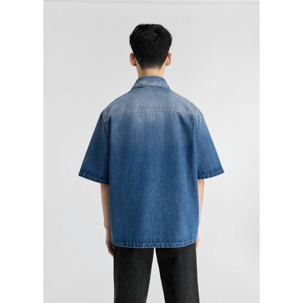 Axel Arigato Ronan Denim Overhemd Blue Heren