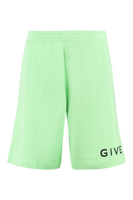 logo-print-cotton-sweatshorts