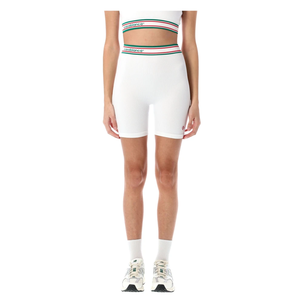 Casablanca Sportieve Actieve Shorts White Dames