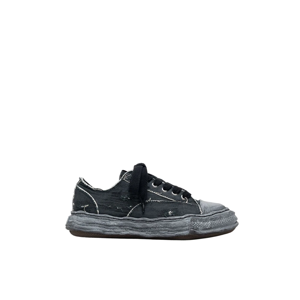 Mihara Yasuhiro Peterson 23 Ripping & Over Dyeing Heren Schoenen Zwart