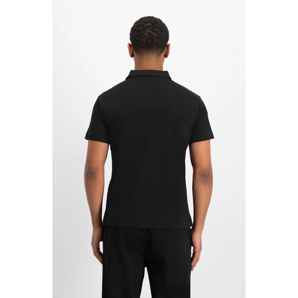 In Gold We Trust Zwarte Polo Shirt Black Heren
