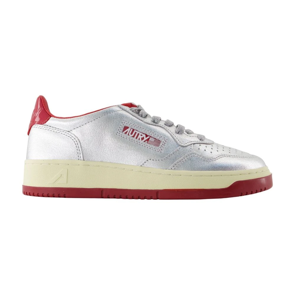 Autry Women's Gray Medalist Low Trainers - Sneakers - 2 Uk - Shoes