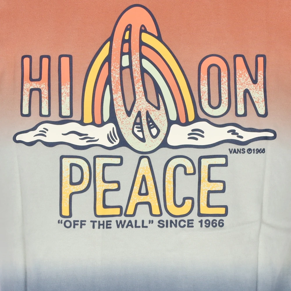Vans Dip Dye Tee Melon Celadon Green Multicolor Heren