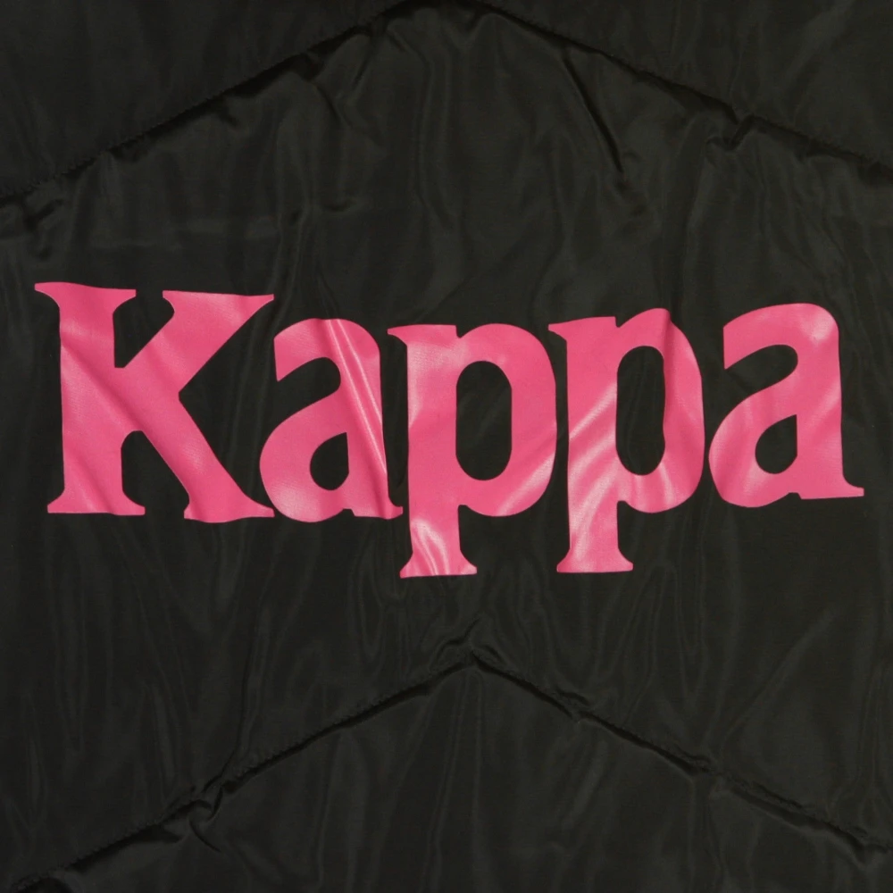 Kappa Stijlvolle lange donsjas voor dames Black Dames