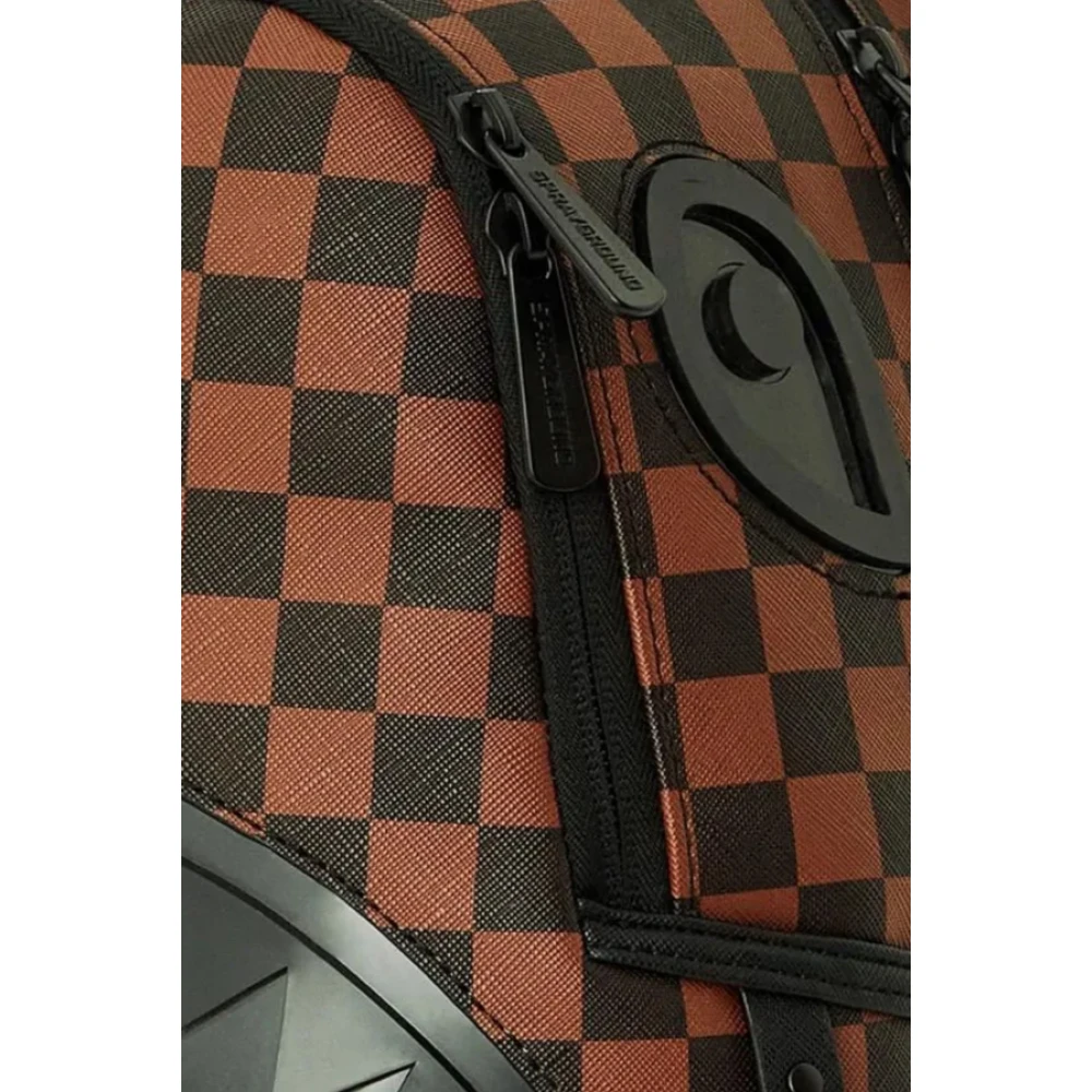 Sprayground Transparante Mini Rugzak met Ogen Brown Unisex