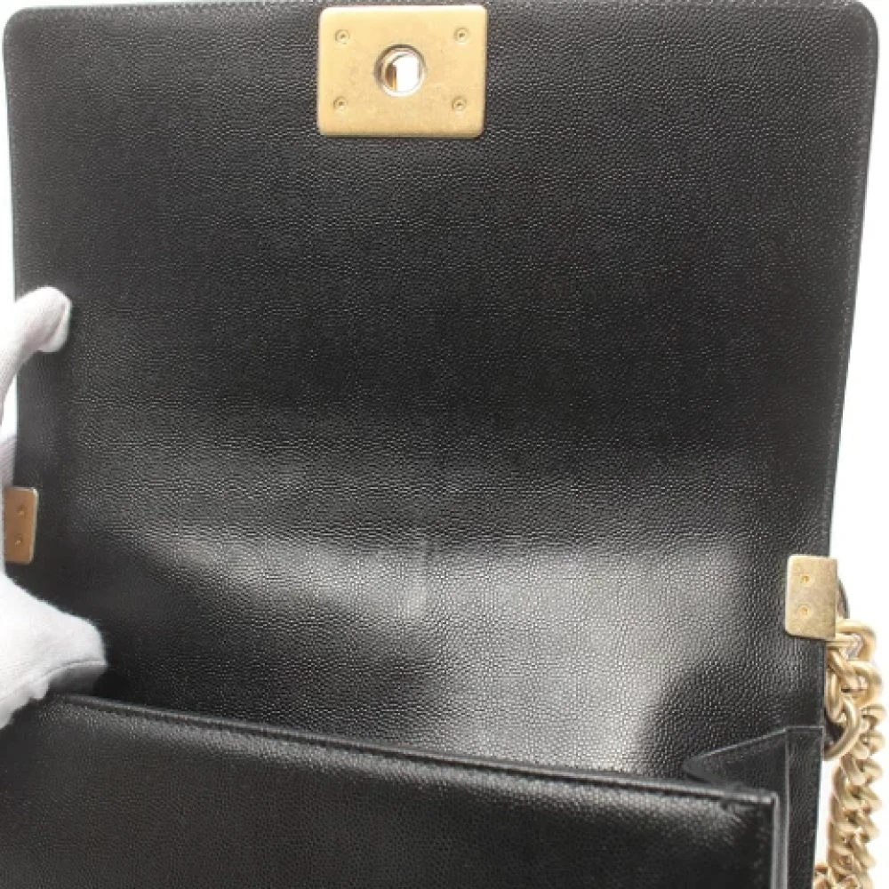 Chanel Vintage Pre-owned Leather chanel-bags Black Dames
