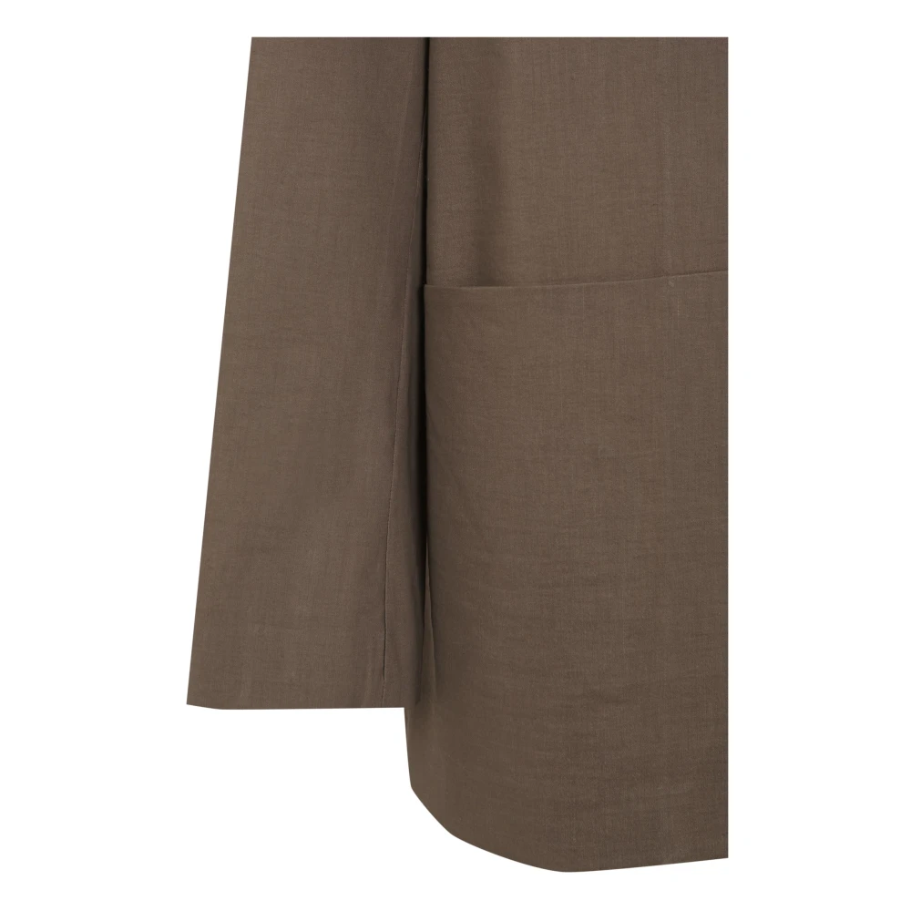 Cortana Mite oversized cacao jas Brown Dames