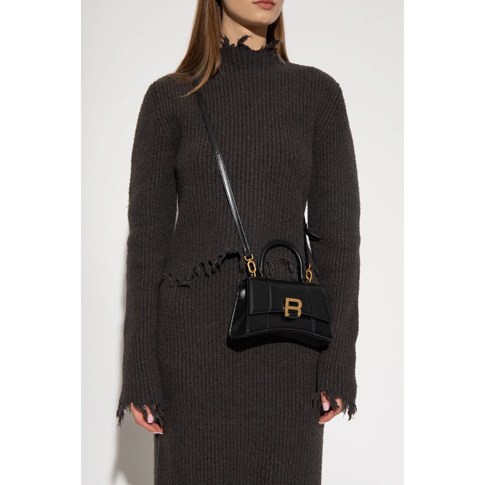 Balenciaga Hourglass XS Handtas Black Dames