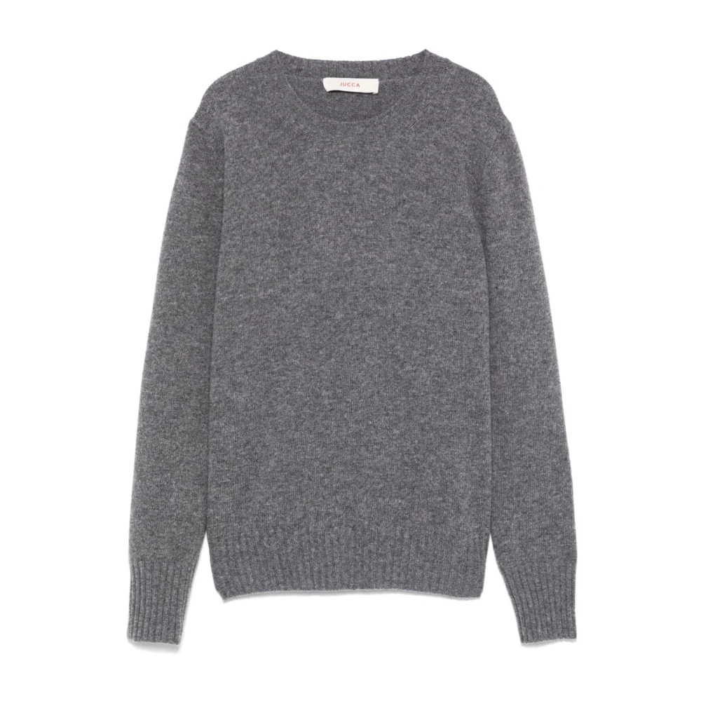 Jucca Donkergrijze Crew Neck Sweater Gray Dames