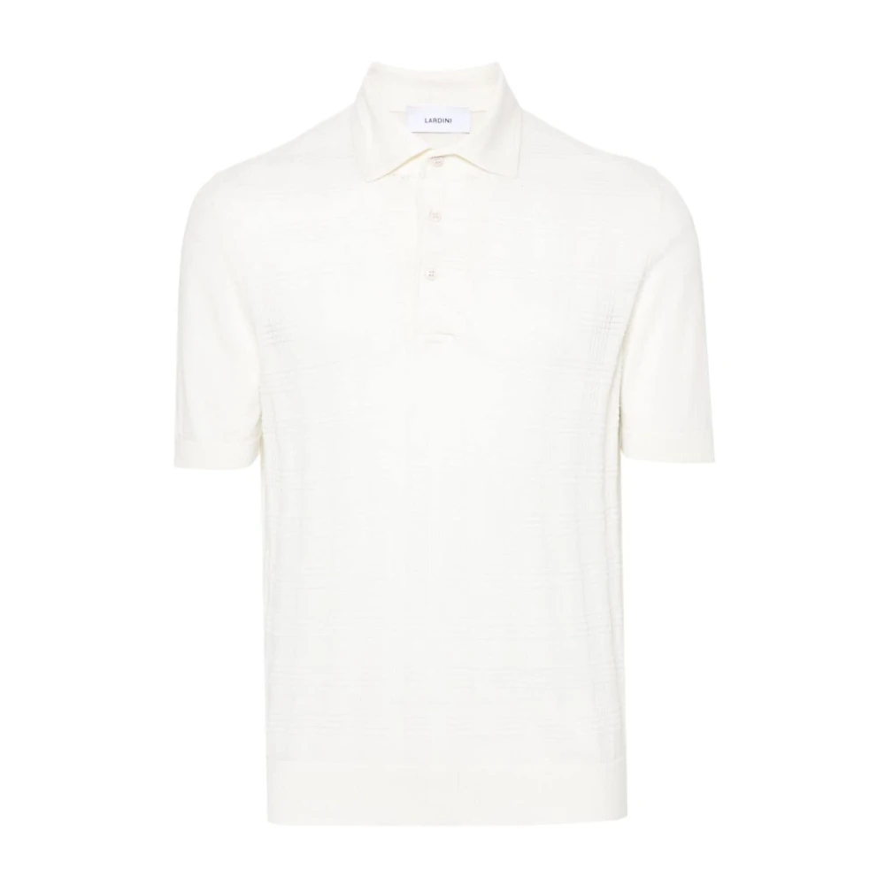 Lardini Witte T-shirts & Polos Ss24 White Heren