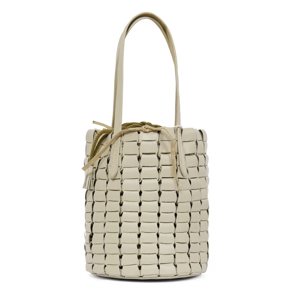 Dragon Diffusion Beige Stylish Link Bucket Bags - Female - Bucket Bags - One Size - Bags
