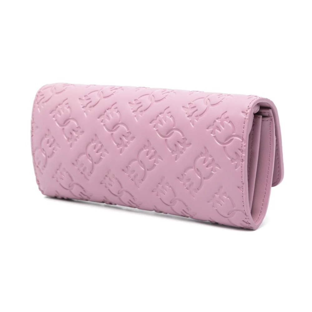 pinko Viola Schoudertas Leer Chic Design Pink Dames