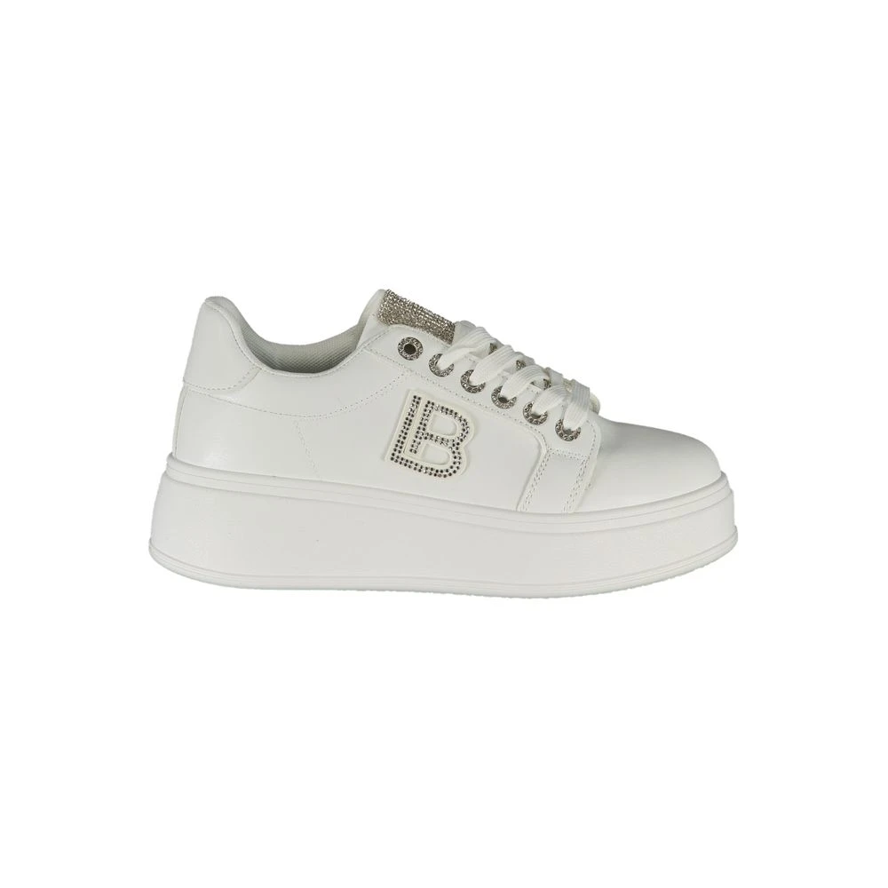 Laura Biagiotti Donna Bianco - Sneaker Bianche Da Con Applicazione Di Strass - Shoes - 39 Eu