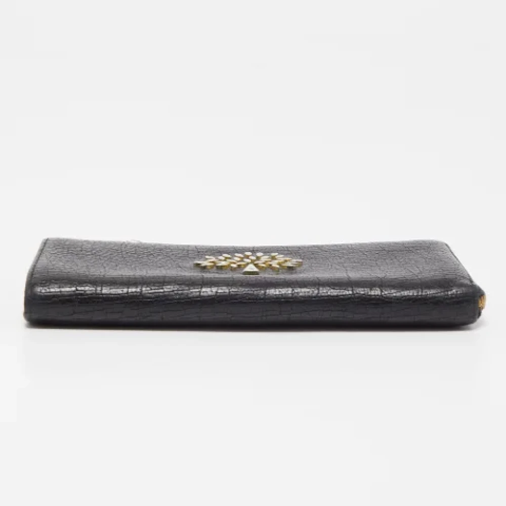 Mulberry Pre-owned Leather wallets Black Dames