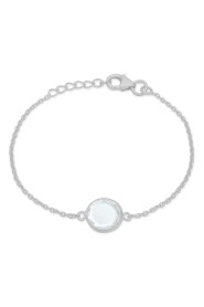 Katzenarmband Quarz Silber