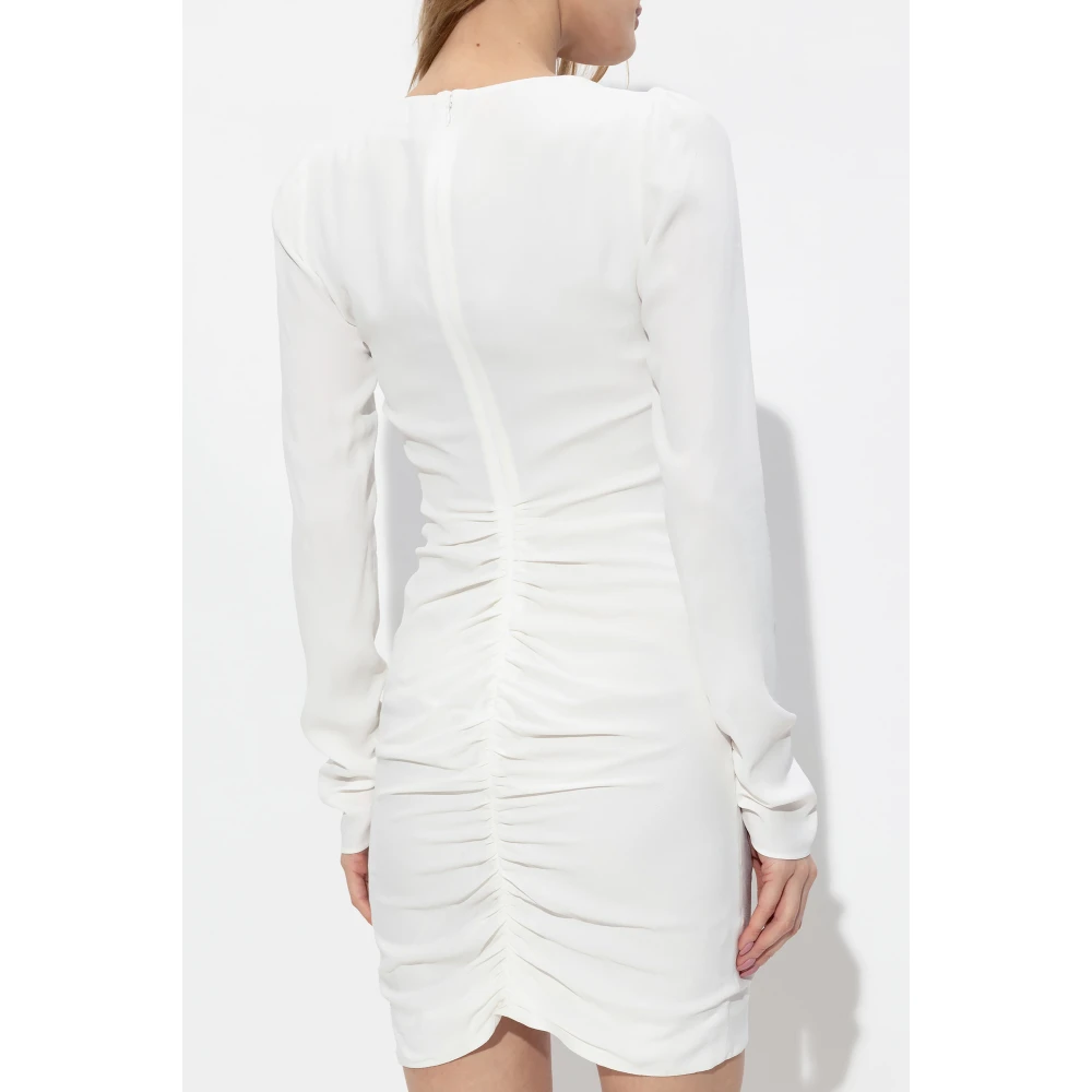 Dsquared2 Gerimpelde jurk White Dames