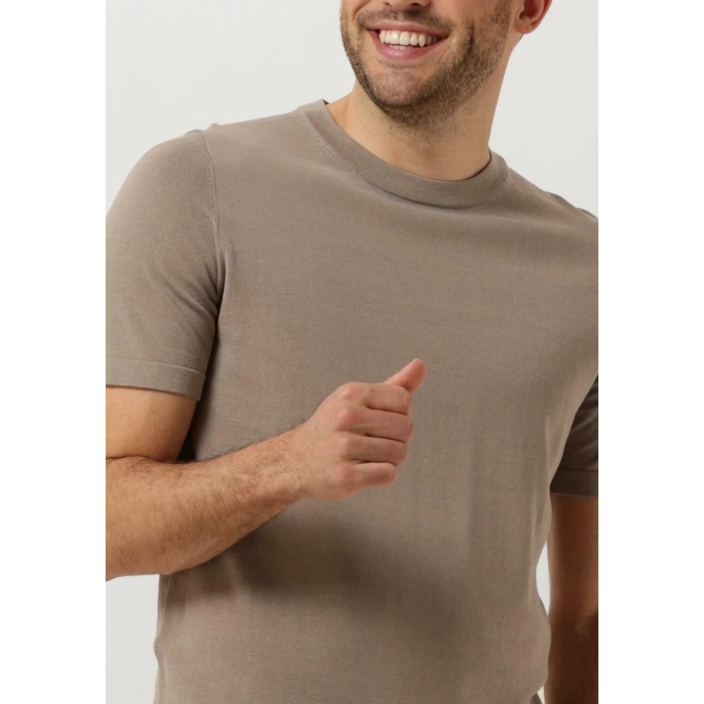 drykorn Heren Polo & T-shirts Valentin Beige Heren