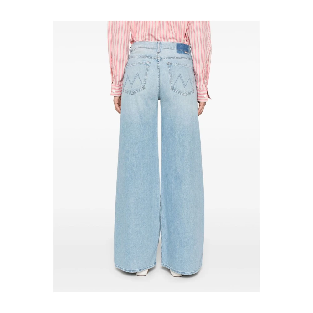 Mother Blauwe Jeans met Verborgen Rits Blue Dames