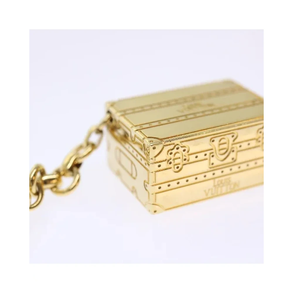 Louis Vuitton Vintage Pre-owned Metal key-holders Yellow Unisex