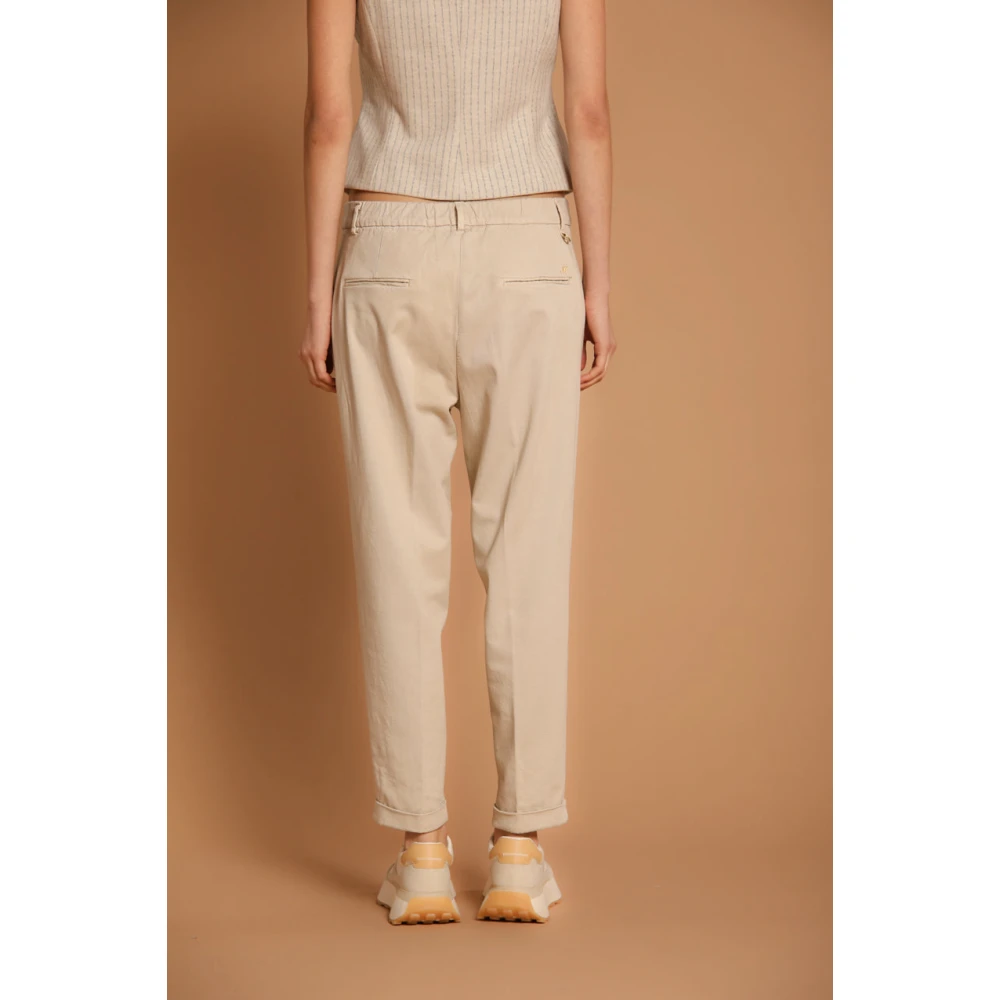 Mason's Gezellige Dames Chino Broek Winter 2024 Beige Dames