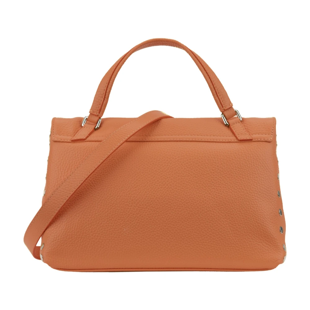 Zanellato Korrelig leren dames schoudertas Orange Dames