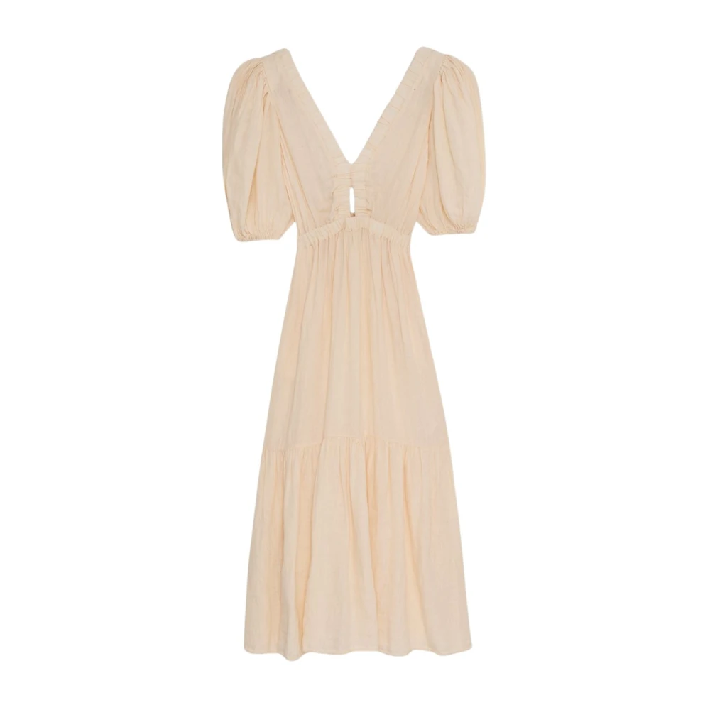 The New Society Hera Vrouw Jurk 3 Macadamia Beige Dames