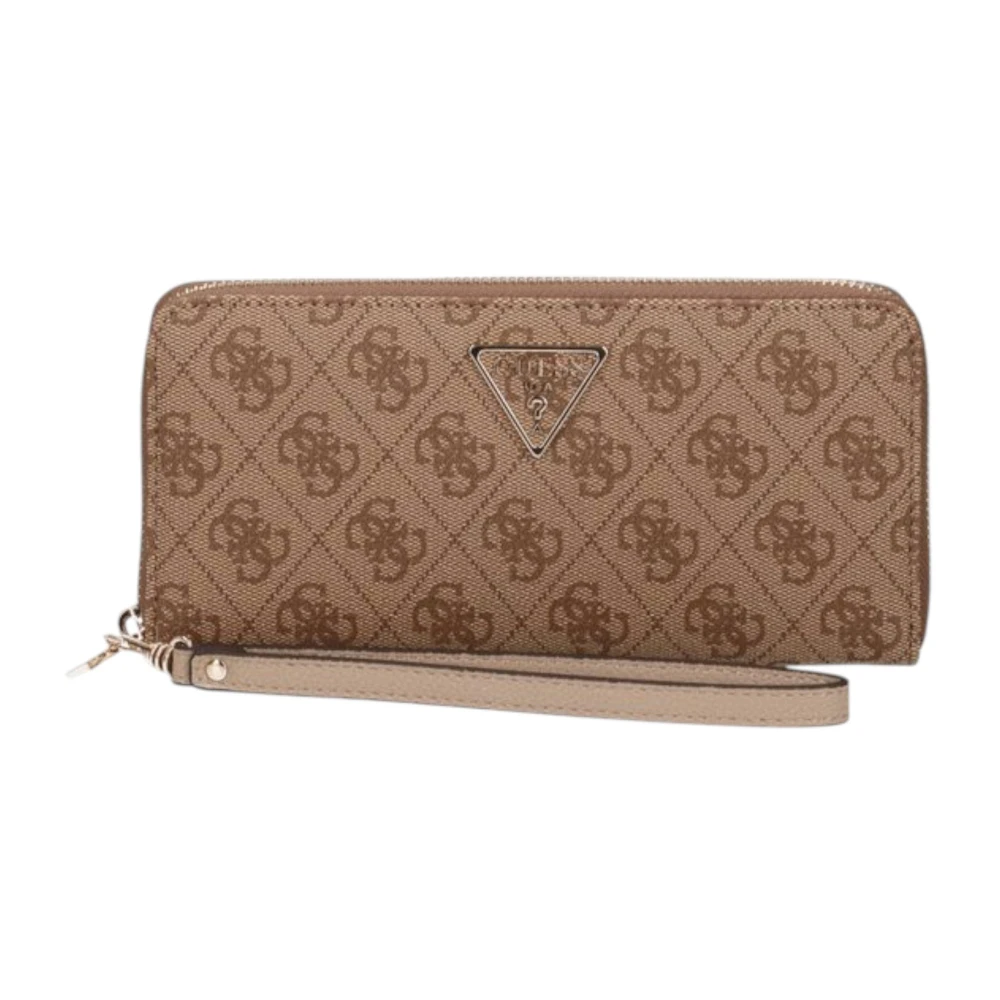 Guess Damen Langbörse Laurel Ii Slg Large Zip Around (Swsg) Latte Logo - Image 2