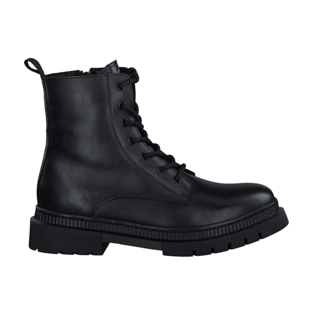 Tamaris Women's Black Lace-Up Boots, 4 Uk, Closed Booties