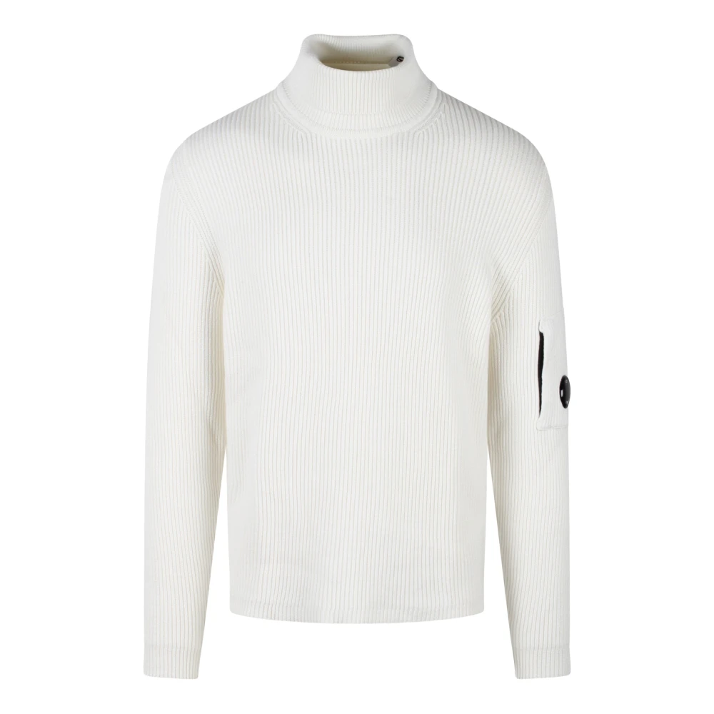 C.P. Company Ribgebreide Coltrui White Heren