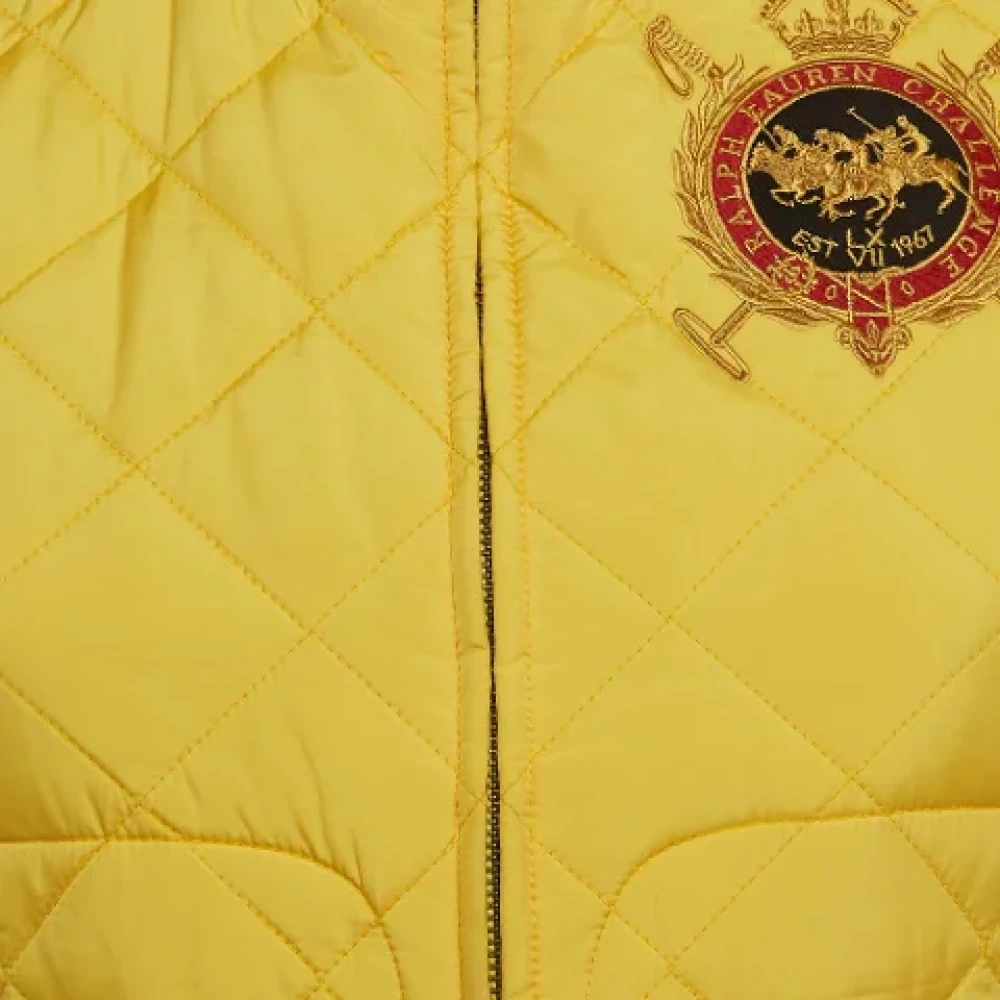 Ralph Lauren Pre-owned Fabric outerwear Yellow Dames