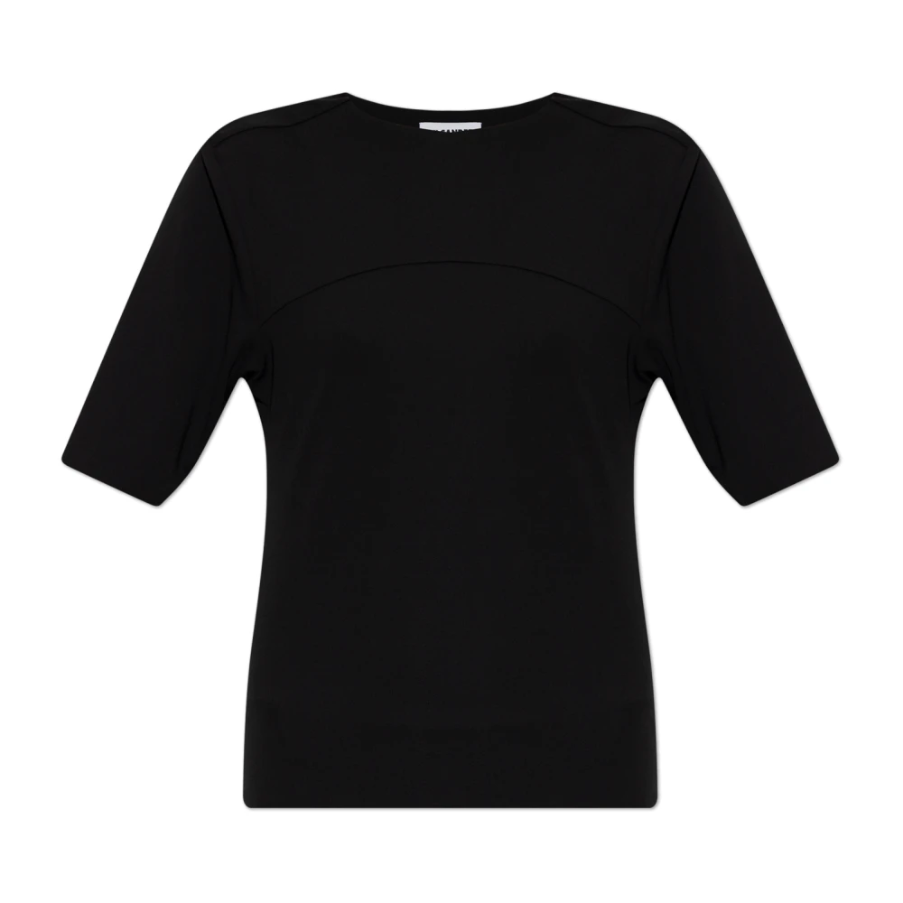 Jil Sander Donna Nero - Top Con Spacco Sulla Schiena - Tops - L