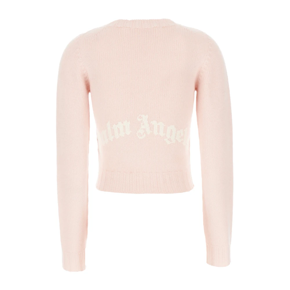 Palm Angels Stijlvolle Breigoed Collectie Pink Dames