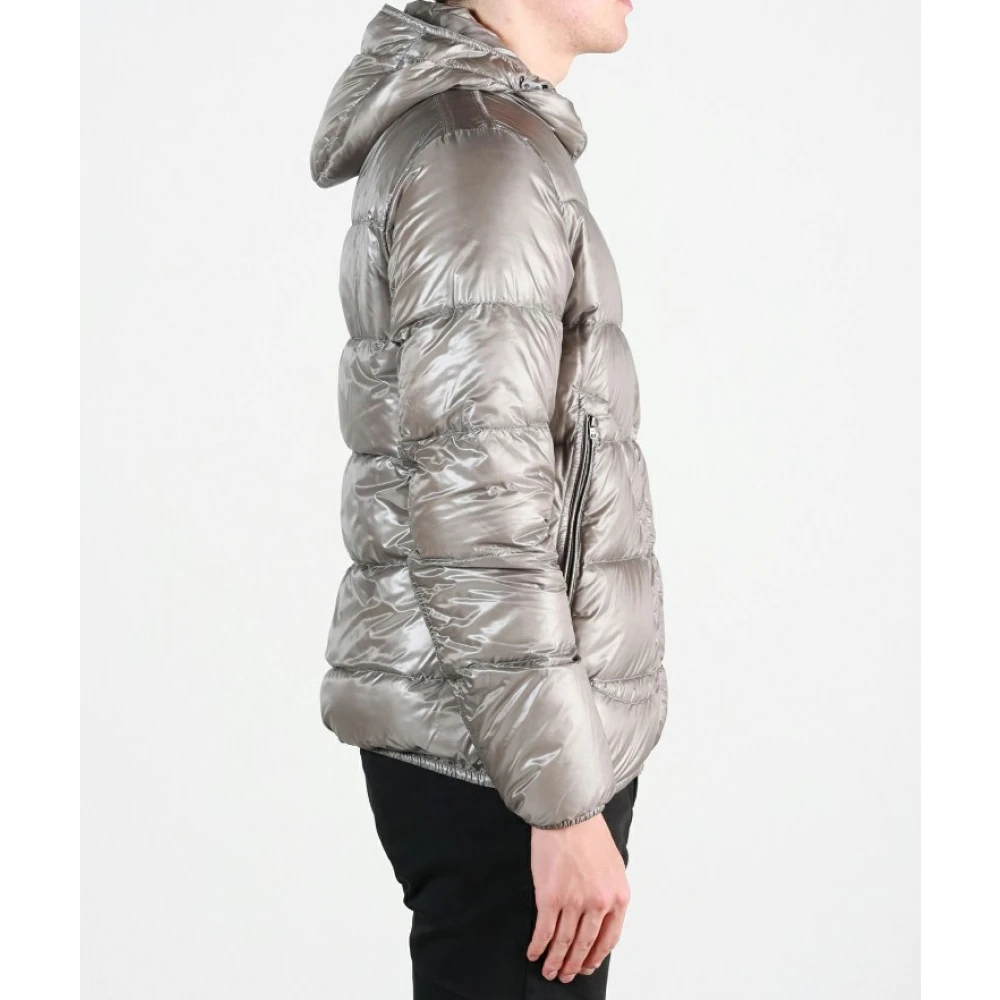 Herno Gewatteerde donsjas met capuchon Gray Heren
