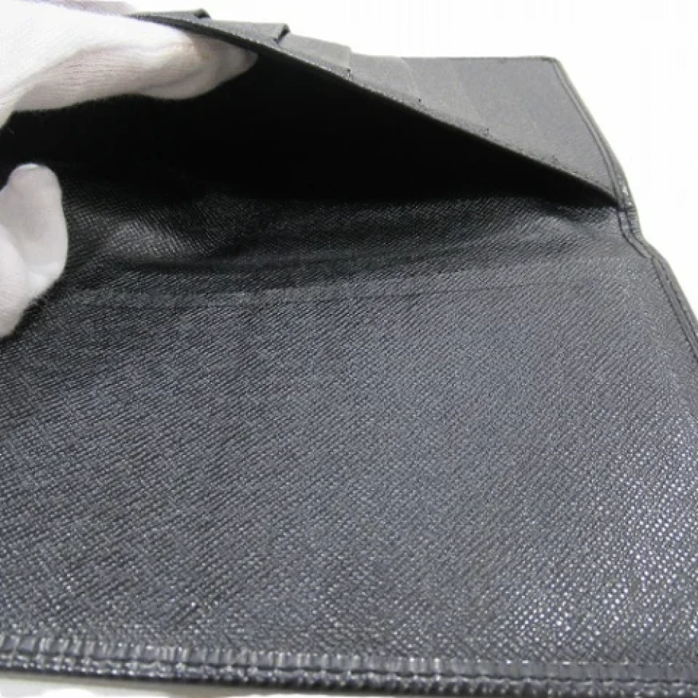 Louis Vuitton Vintage Pre-owned Leather wallets Black Heren