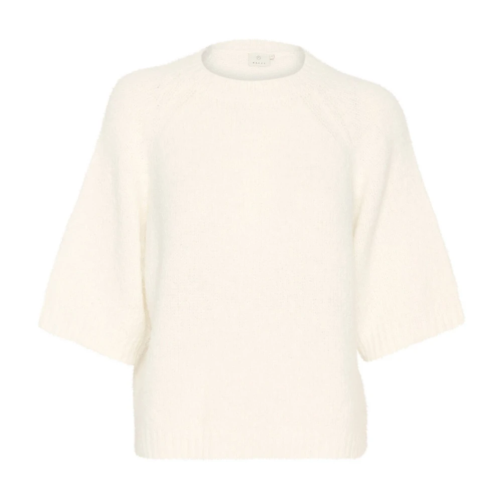 Kaffe Damen Weiß Pullover Crop Emilie - Bild 3