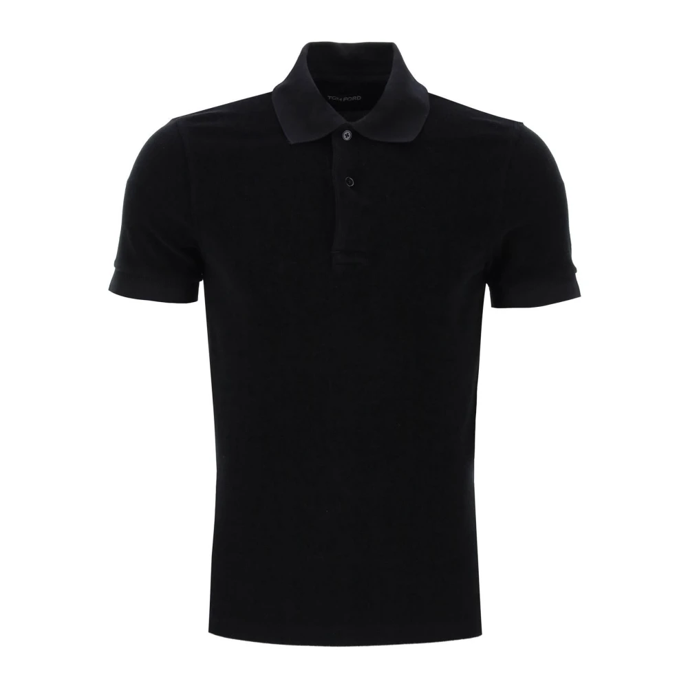 Tom Ford Polo Shirts Black Heren