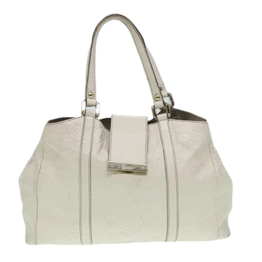 Gucci Vintage Pre-owned Canvas gucci-bags White Dames