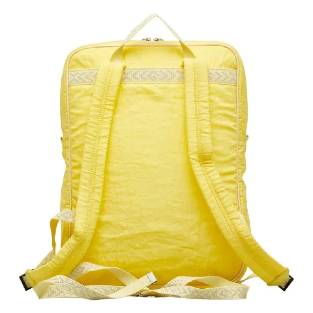 Gucci Vintage Pre-owned Nylon backpacks Yellow Dames