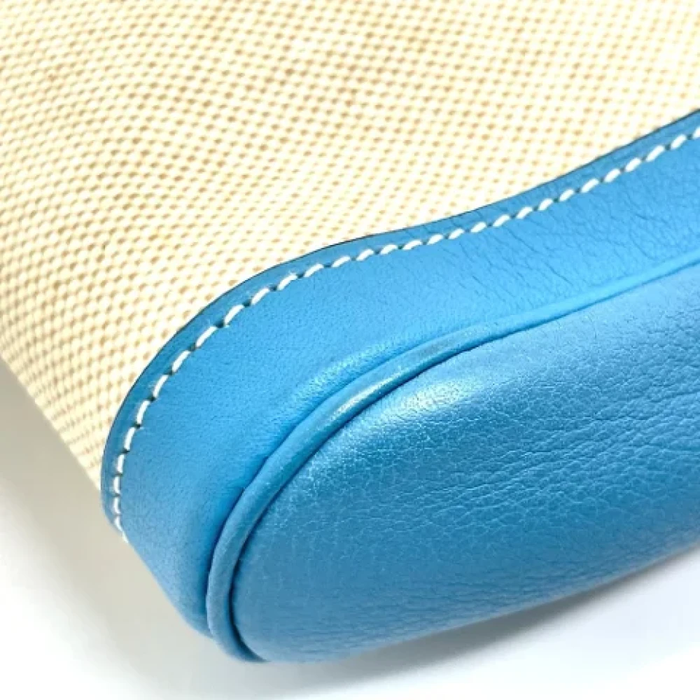 Hermès Vintage Pre-owned Fabric clutches Blue Dames