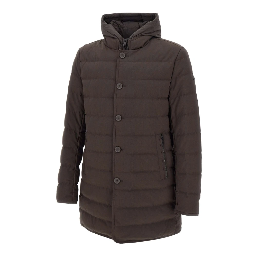 Duno Bruine Winterjassen Brown Heren