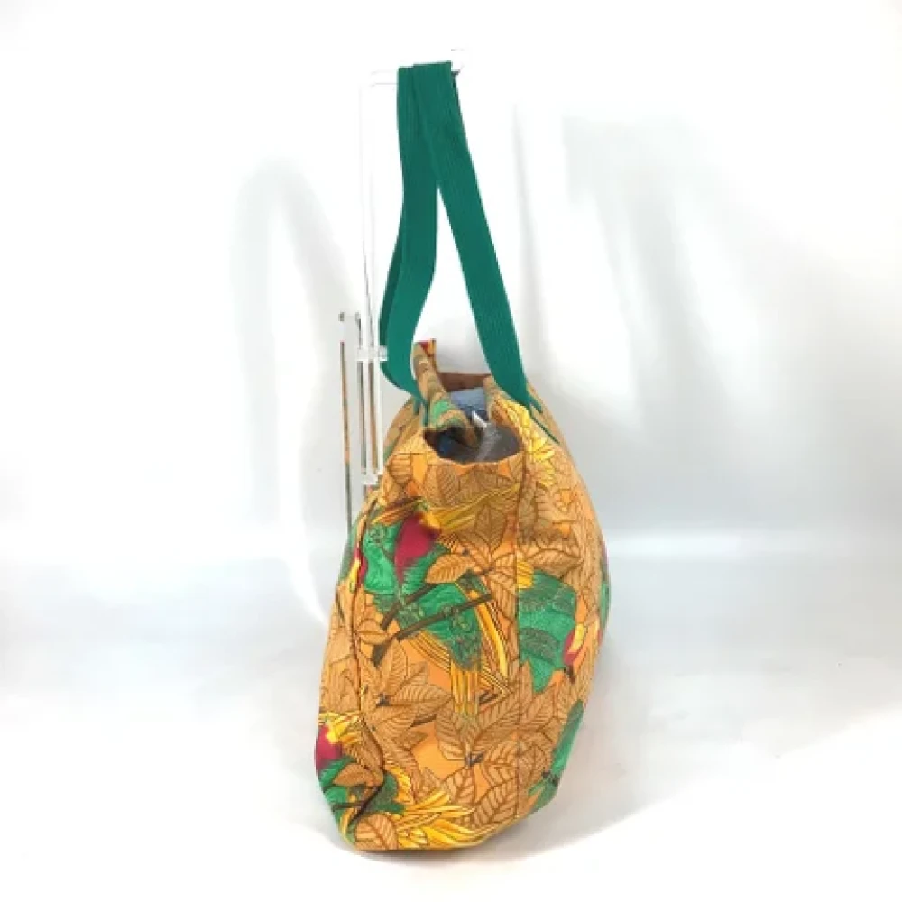 Hermès Vintage Pre-owned Fabric handbags Orange Dames