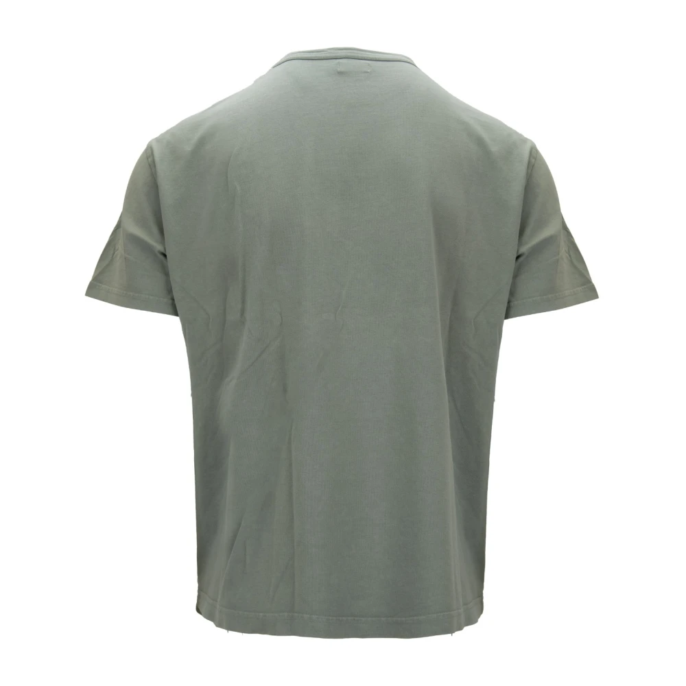 Fay Heren Slip-On T-shirt met zak Green Heren
