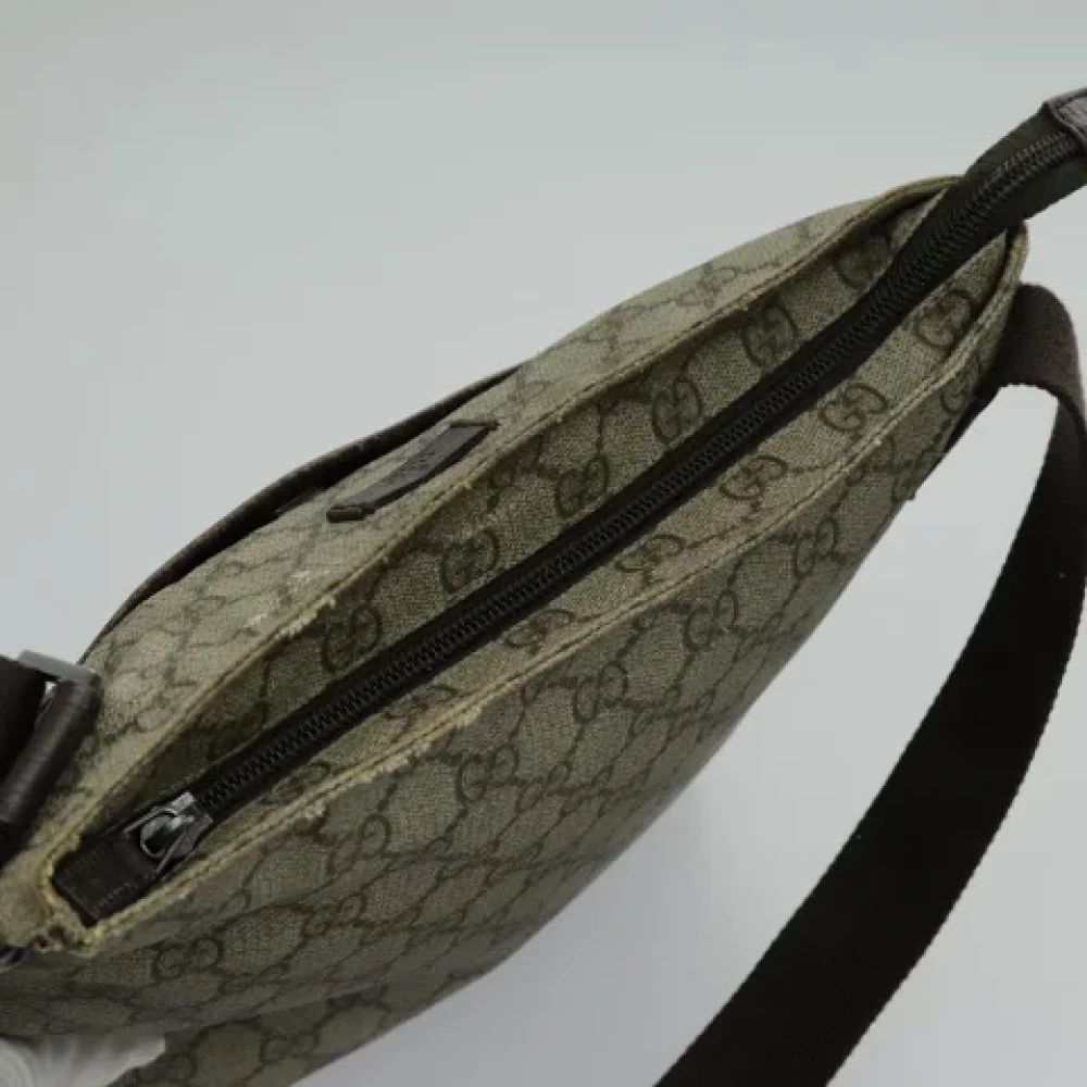 Gucci Vintage Pre-owned Leather gucci-bags Beige Dames